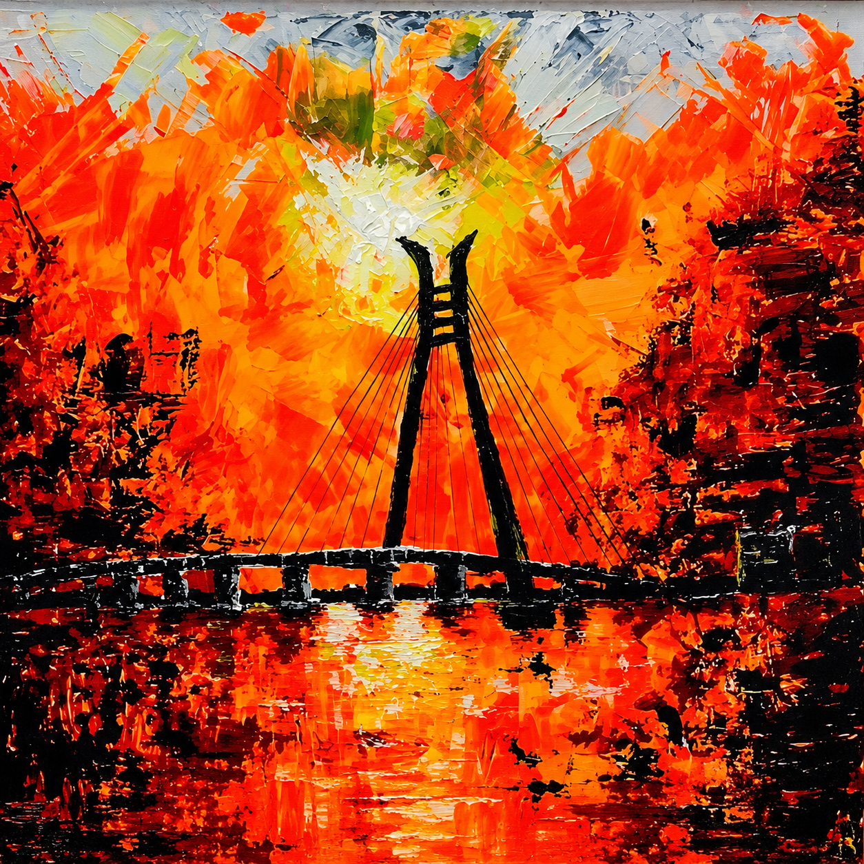 orange sunset